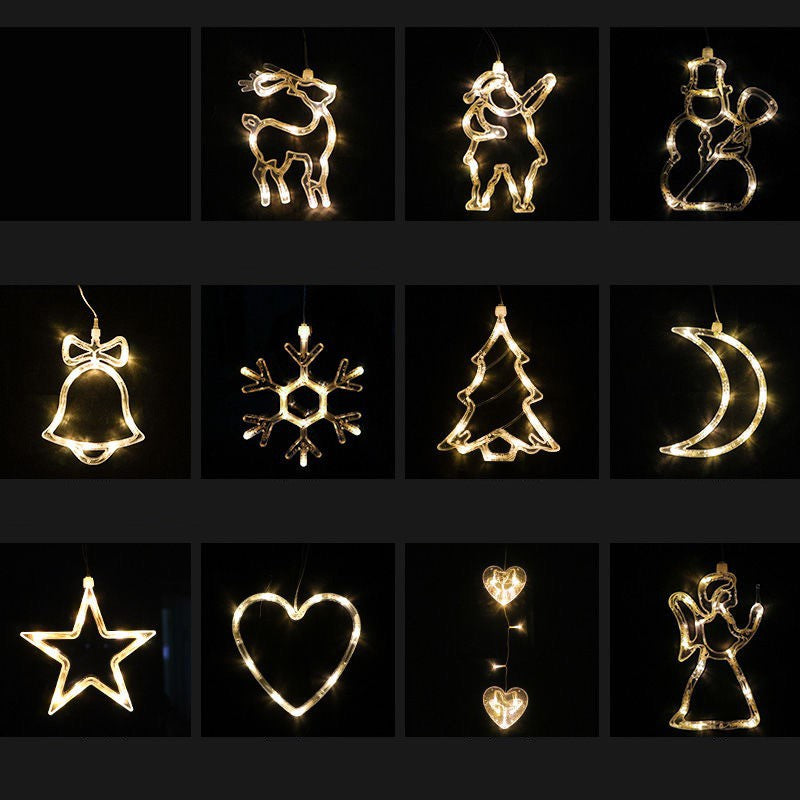 LED Suction Cup Chandelier decor