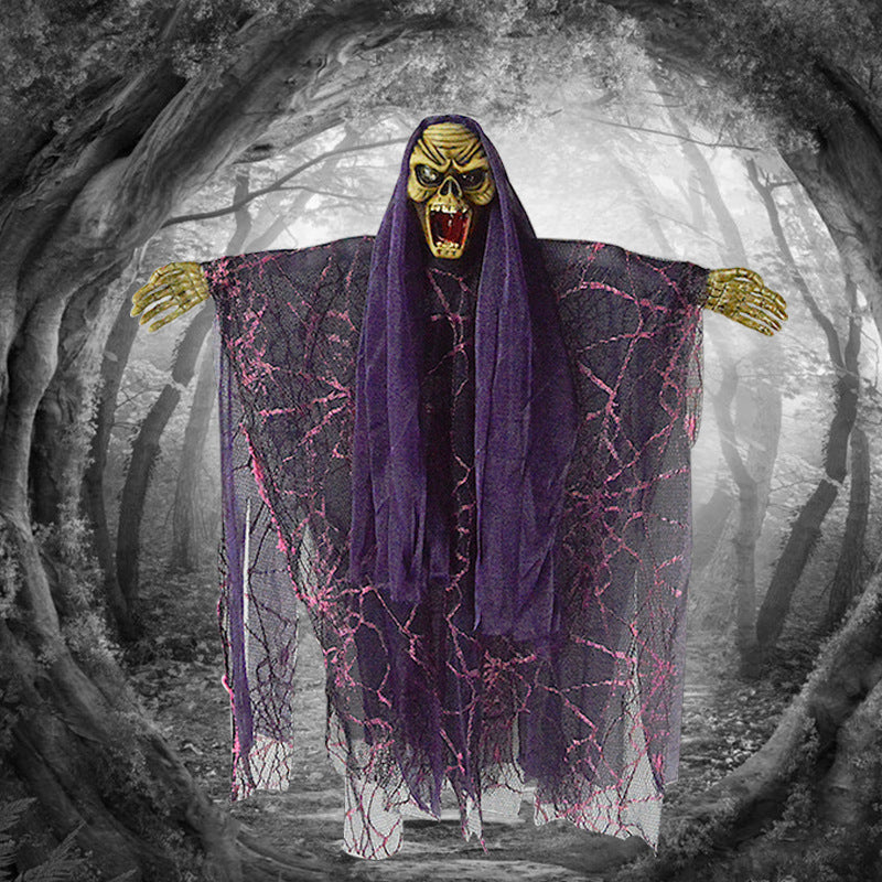 Halloween witch haunted house decoration