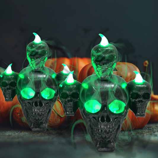 Halloween Skull With Lights Ornaments
