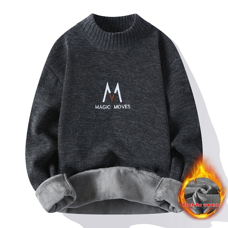 Men's Winter Fleece lined Sweater.