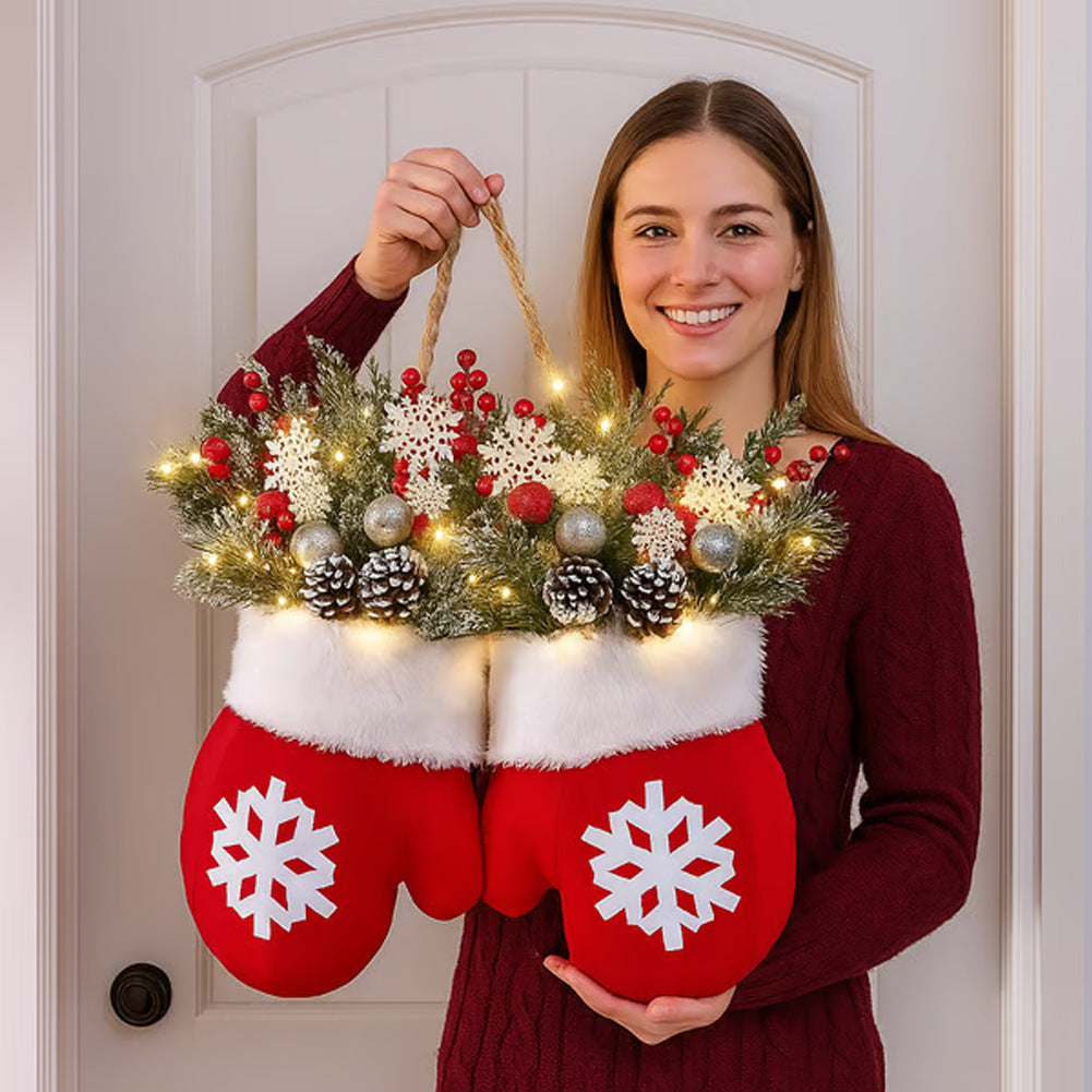 Christmas Garland Creative Glove Decoration
