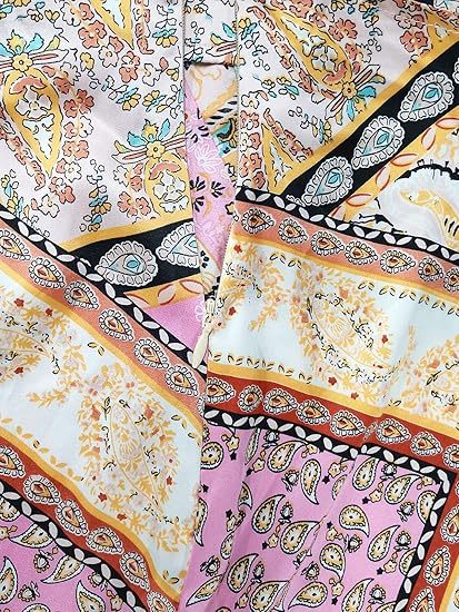 Boho Skirt Asymmetrical Skirts Floral Paisley Rushed Long Skirts