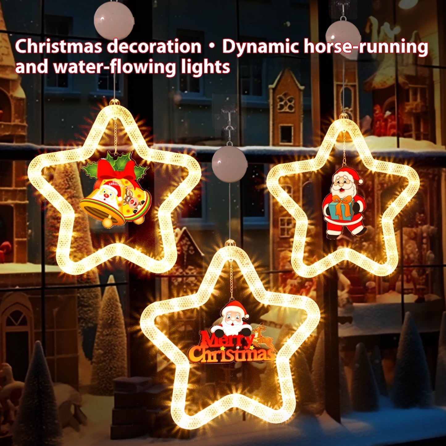 Led Christmas Star Light Decoration