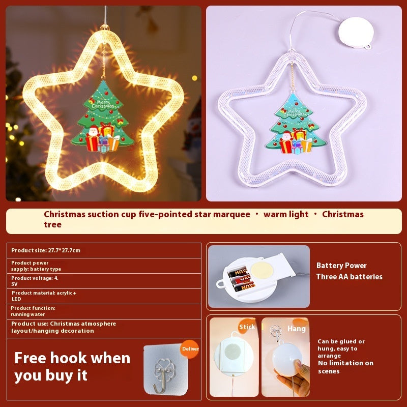 Led Christmas Star Light Decoration