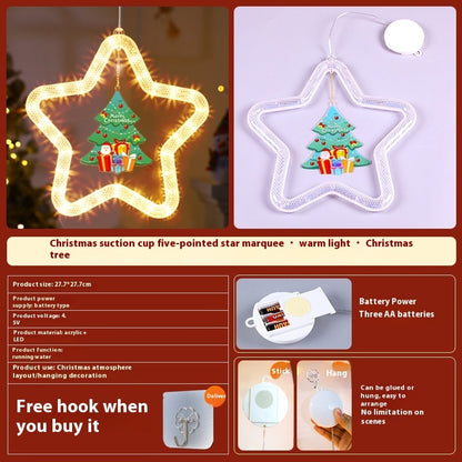 Led Christmas Star Light Decoration
