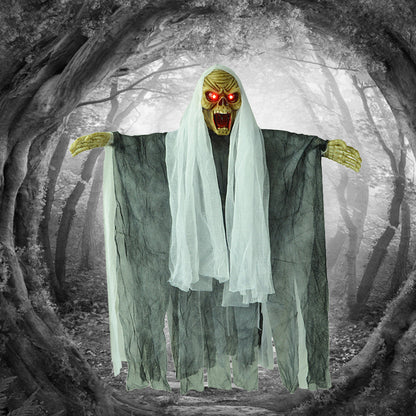 Halloween witch haunted house decoration
