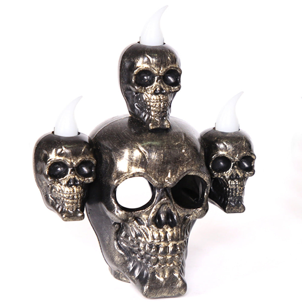 Halloween Skull With Lights Ornaments