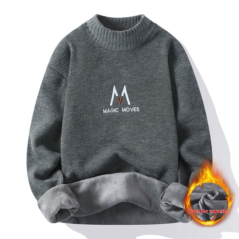 Men's Winter Fleece lined Sweater.