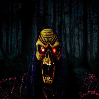 Halloween witch haunted house decoration