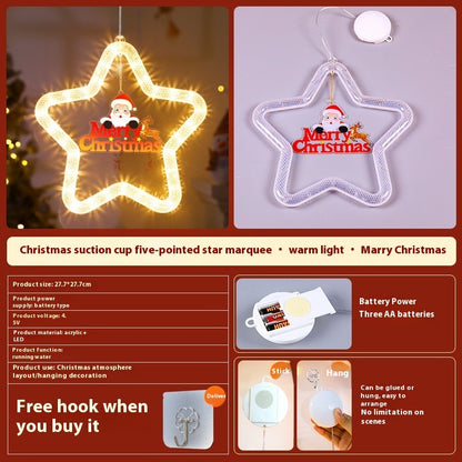 Led Christmas Star Light Decoration