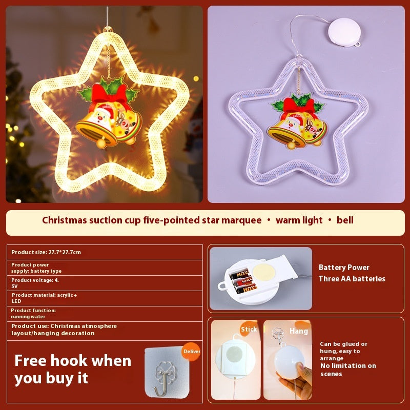 Led Christmas Star Light Decoration