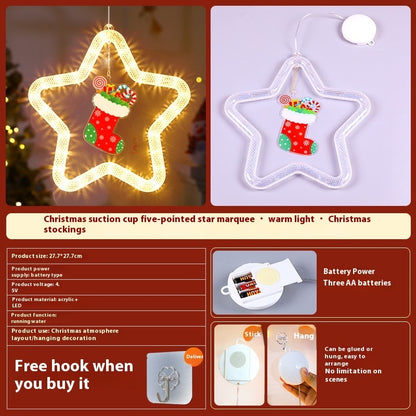 Led Christmas Star Light Decoration