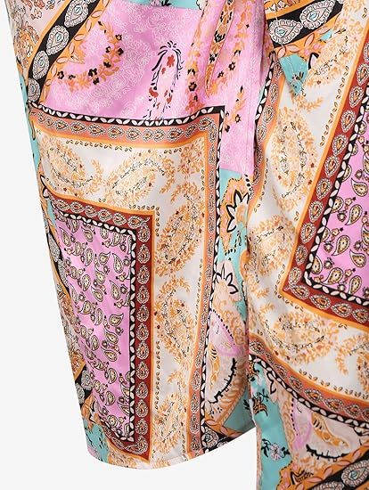 Boho Skirt Asymmetrical Skirts Floral Paisley Rushed Long Skirts