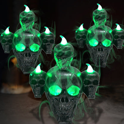 Halloween Skull With Lights Ornaments